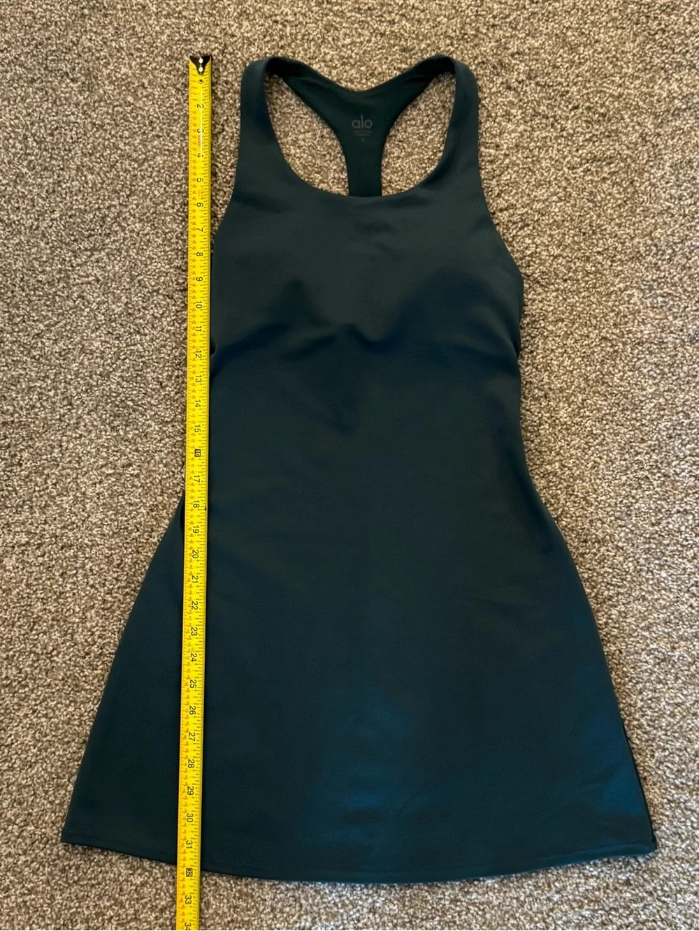 NWOT ALO Yoga Airlift Racerback Mini Dress, size S